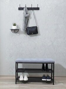 Банкетка металлическая в прихожую. Модель Б-009